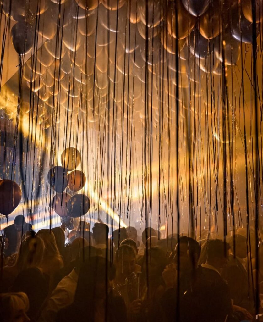 Luxury nightlife atmosphere at Zuma Dubai in Downtown