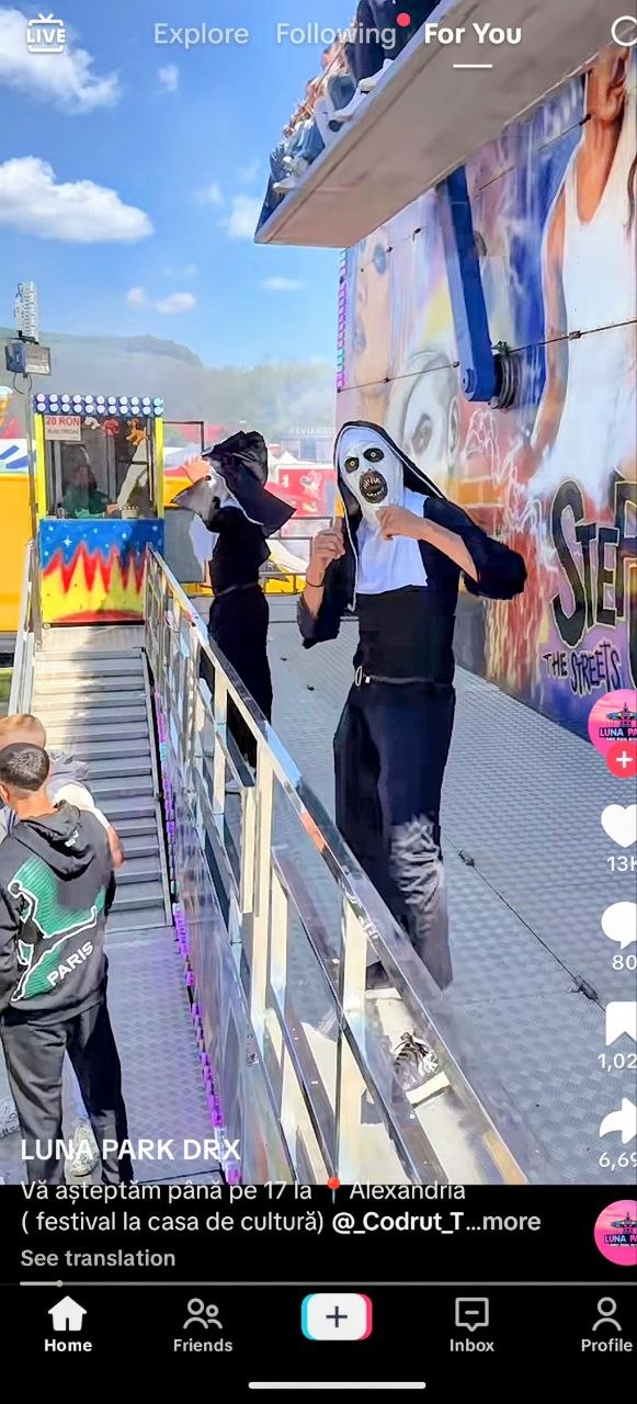 TikTok endless scrolling feed on smartphone screen