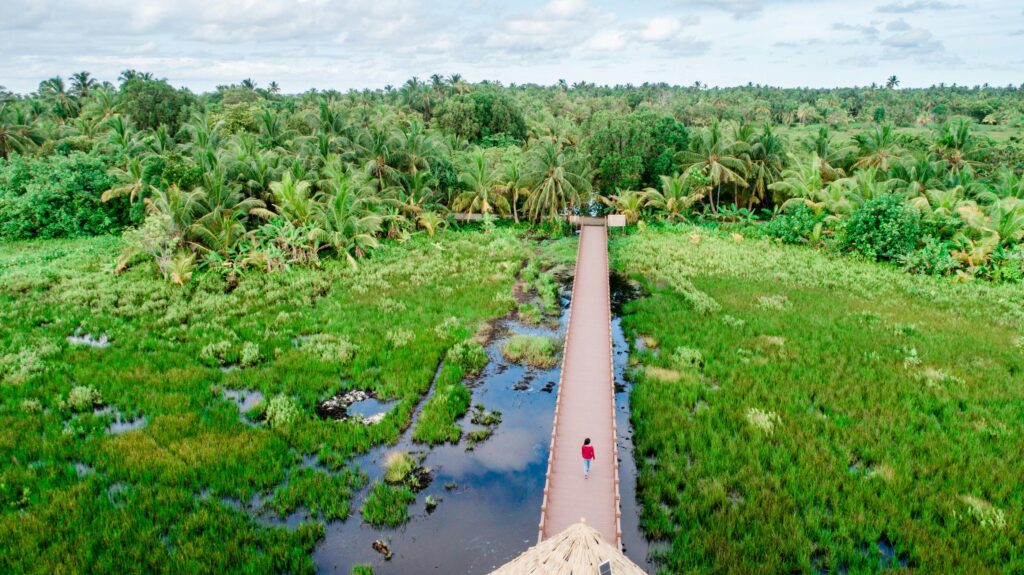 Siargao Island in the Philippines, a tropical destination similar to Bali with lush nature and a lower cost of living