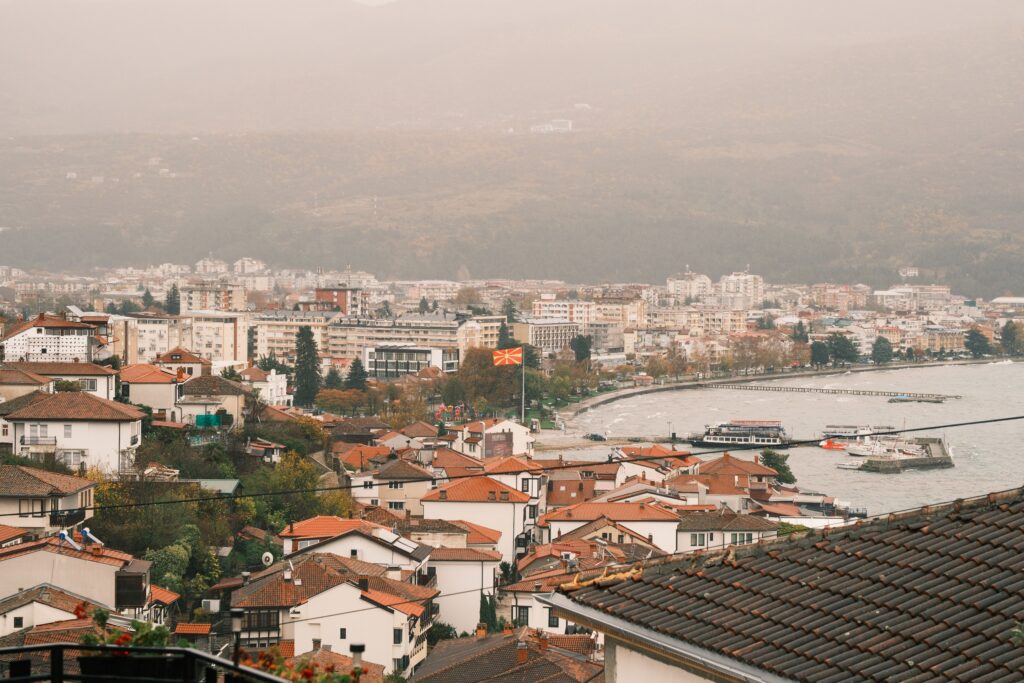 Ohrid, North Macedonia, one of the most affordable and scenic Balkan cities for digital nomads.