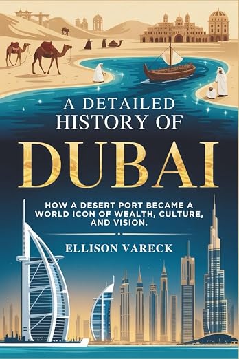 A Detailed History of Dubai book cover by Ellison Vareck