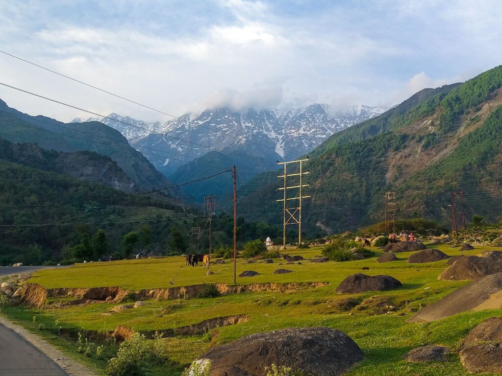 Mountain landscape near Dharamshala, Himachal Pradesh, India, popular with remote workers and digital nomads.