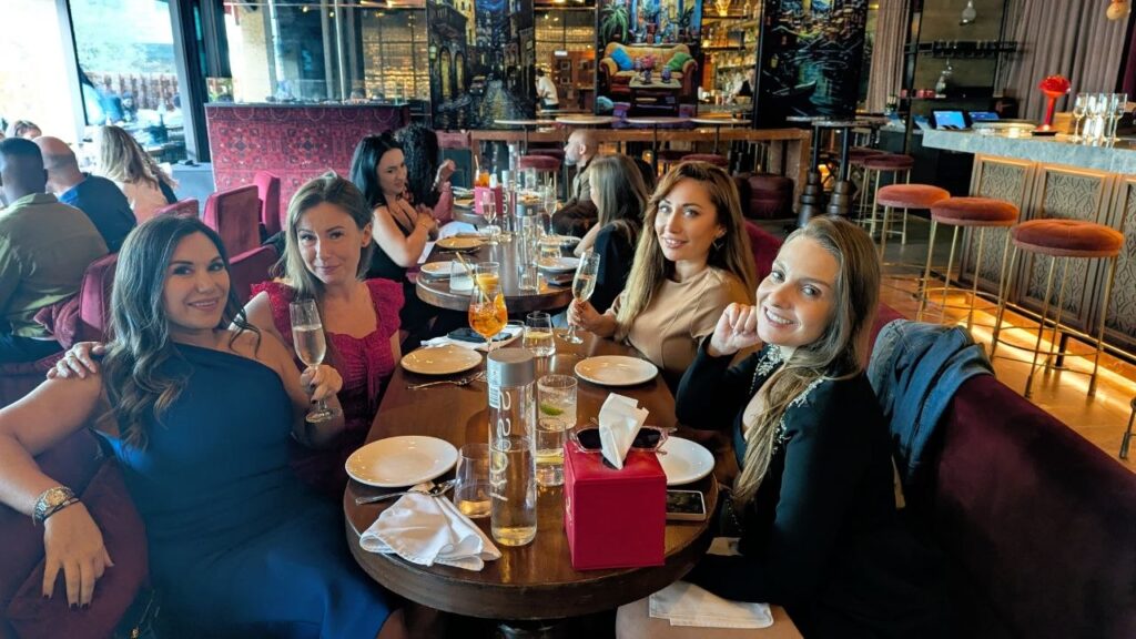 Me and my friends enjoying brunch together in Dubai