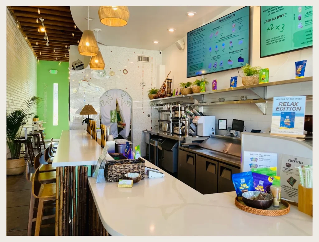 Kavahana in Santa Monica with seating for remote work