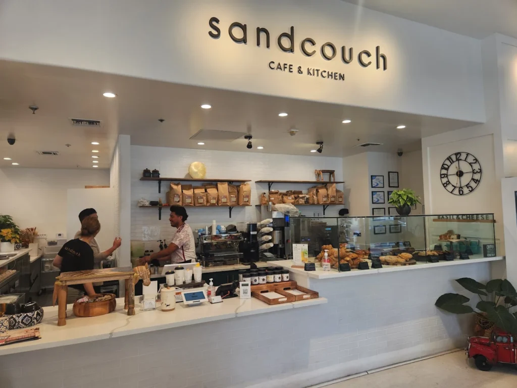 Sandcouch Cafe in Downtown Los Angeles for remote work